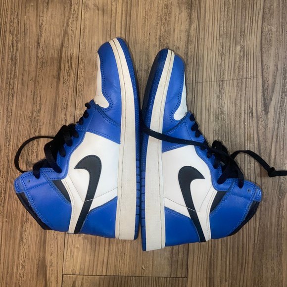 Air Jordan 1 Retro High OG BG 'Game Royal' (GS) EUR 40, Women's 9, Men's 7 - Picture 4 of 6